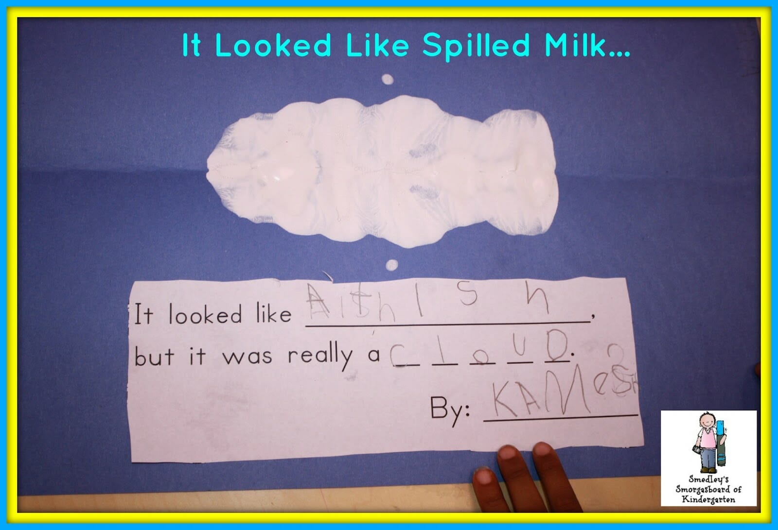 It Looked Like Spilt Milk Activities Kindergarten